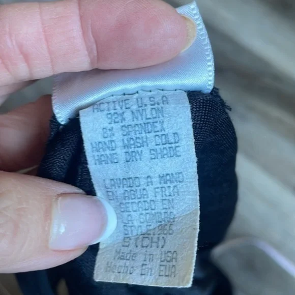 Active USA dress size small black stretch spaghetti strap baddie style - Picture 10 of 10